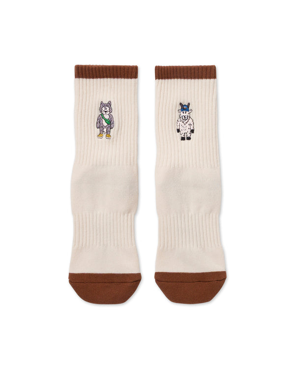 Shop Adventure with Friends Trail Crew Sock 2 Pack Inspired by Parks | natural-blue-green