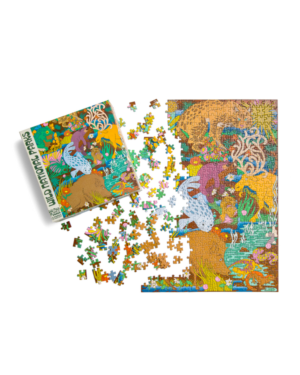 Shop Wild Parks 500pc Puzzle Inspired by National Parks | multi-color