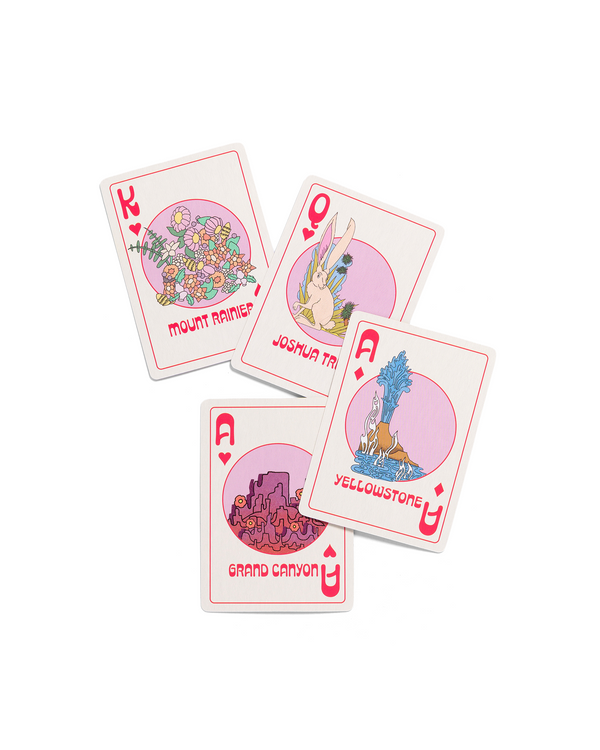 Shop Wild Parks Playing Cards Inspired by National Parks | multi-color
