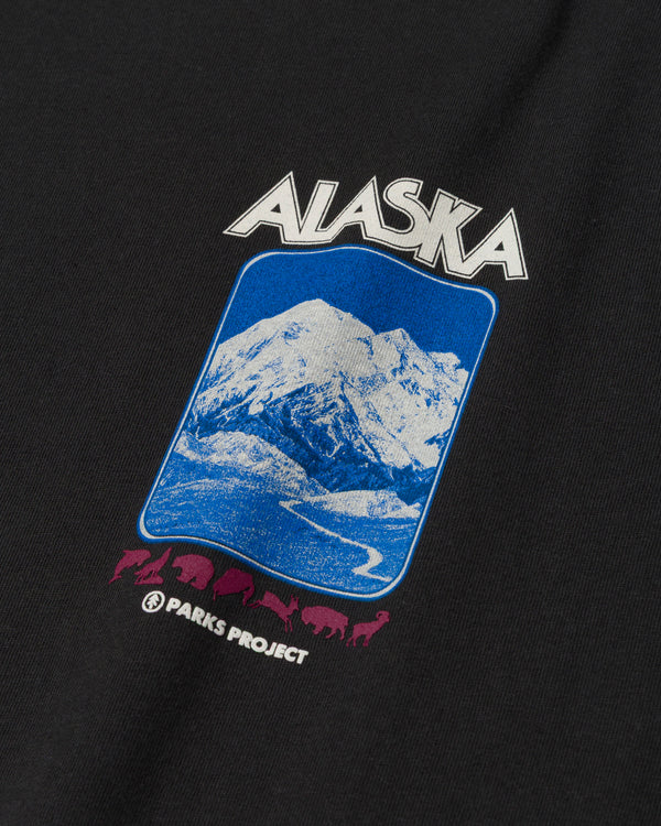 Shop Last Frontier Tee Inspired by Alaskan Parks | vintage-black