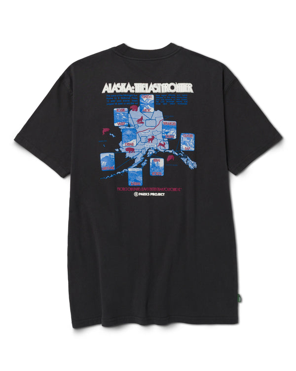 Shop Last Frontier Tee Inspired by Alaskan Parks | vintage-black