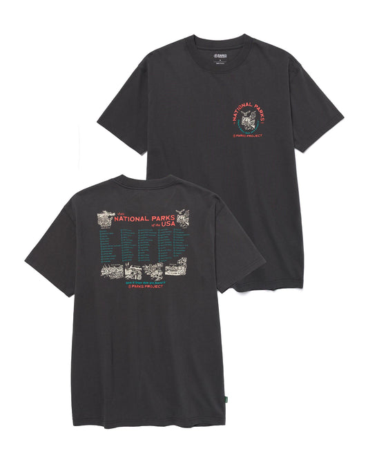 Shop National Park Naturalist Checklist Tee Inspired by our National Parks