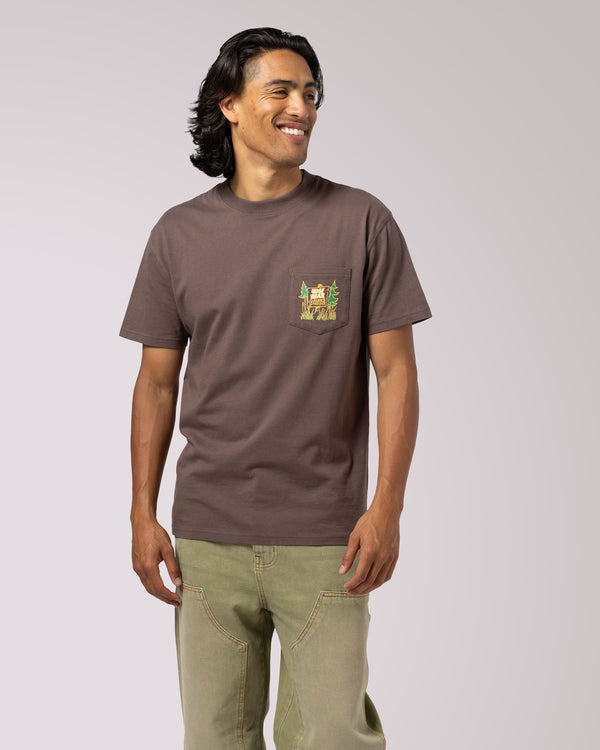 Shop Yogi Bear x Parks Project Leave It Better™ Pocket Tee Inspired by Parks | dark-brown