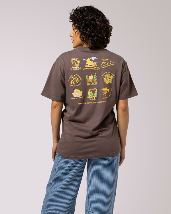 Shop Yogi Bear x Parks Project Leave It Better™ Pocket Tee Inspired by Parks | dark-brown