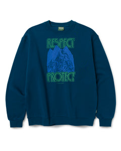 shop respect & protect crewneck inspired by alaskan park