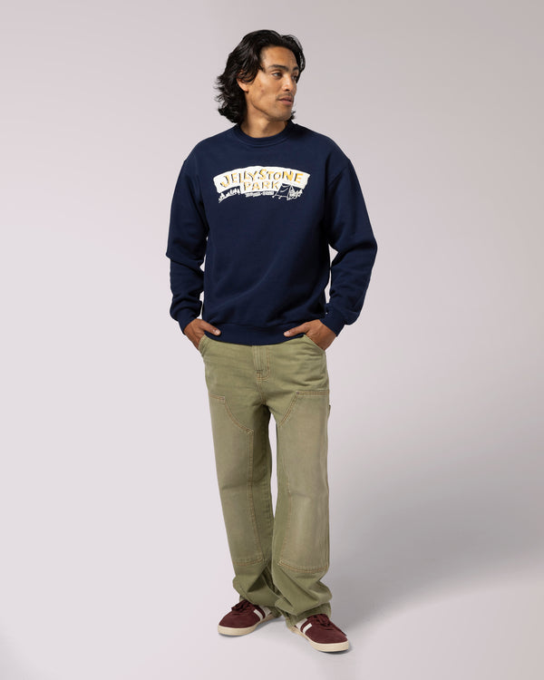 Shop Yogi Bear x Parks Project Crew Inspired by National Parks | navy