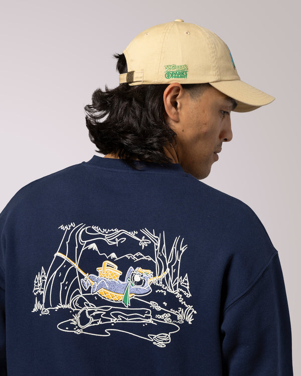 Shop Yogi Bear x Parks Project Crew Inspired by National Parks | navy