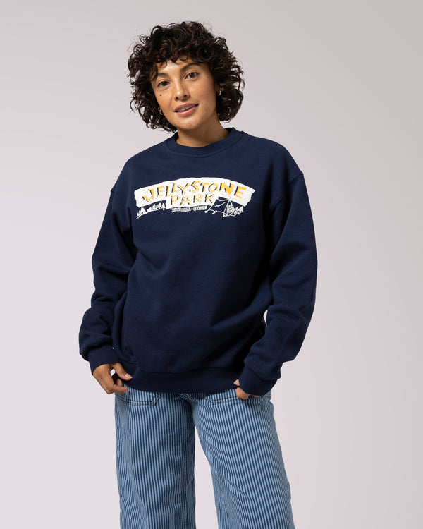 Shop Yogi Bear x Parks Project Crew Inspired by National Parks | navy