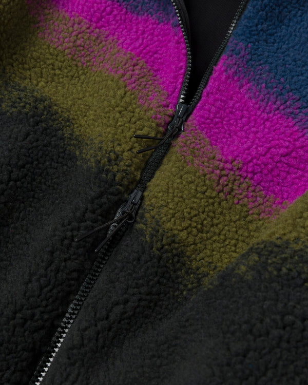 Shop Borealis High Pile Fleece Jacket Inspired by Alaskan Parks | multi-color