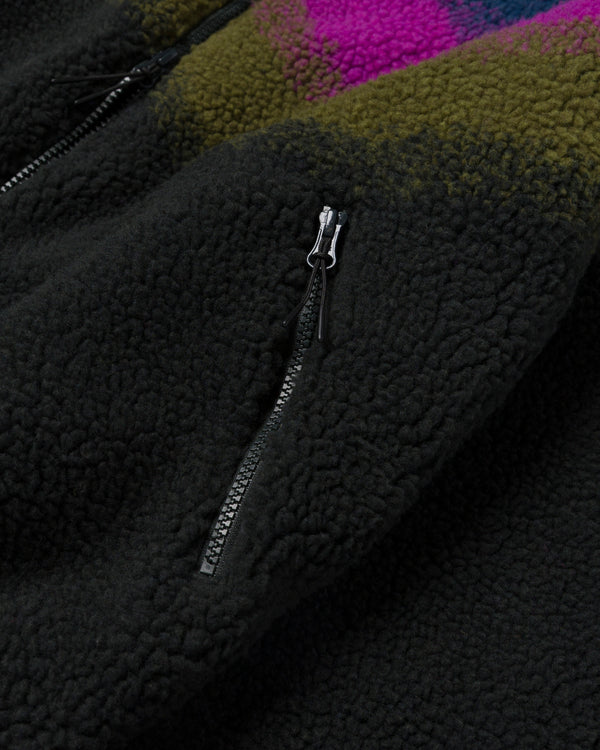 Shop Borealis High Pile Fleece Jacket Inspired by Alaskan Parks | multi-color