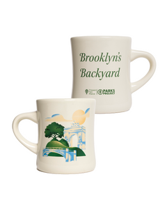 shop prospect park alliance x parks project diner mug inspired by nyc | natural