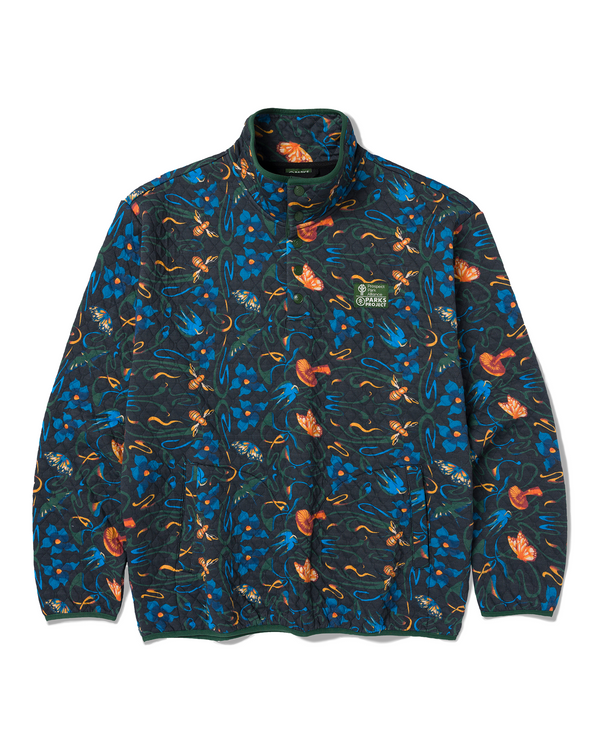 Shop Prospect Park Alliance x Parks Project Quilted Pullover | vintage-black