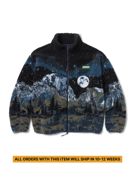 Shop Yosemite Night Views Full Zip High Pile Fleece Inspired by Yosemite NP