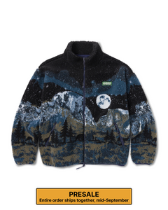 presale shop yosemite night views full zip high pile fleece inspired by yosemite np 