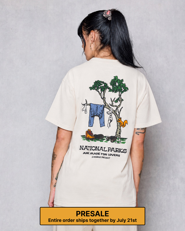 Shop PRESALE - SHIP BY JULY 21ST - Park Lovers Tee Inspired by National Parks | raw-natural