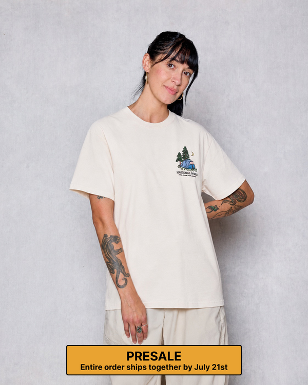 Shop PRESALE - SHIP BY JULY 21ST - Park Lovers Tee Inspired by National Parks | raw-natural
