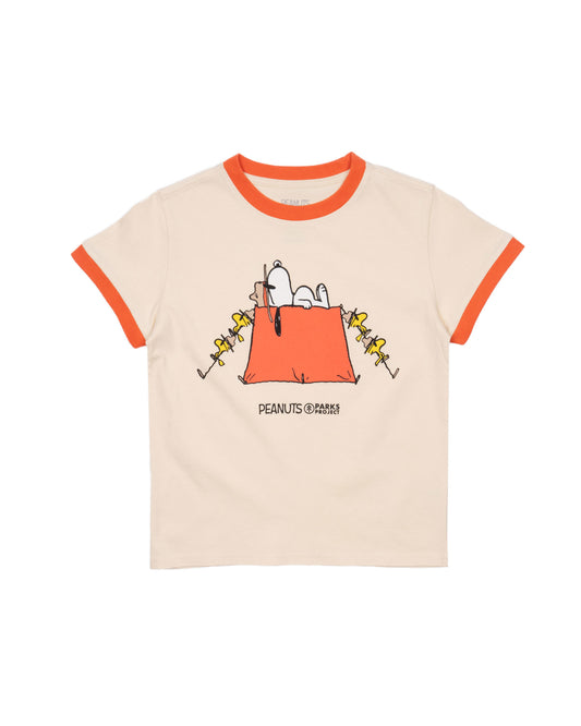 Shop Peanuts Try Not To S'More Youth Ringer Inspired by Parks