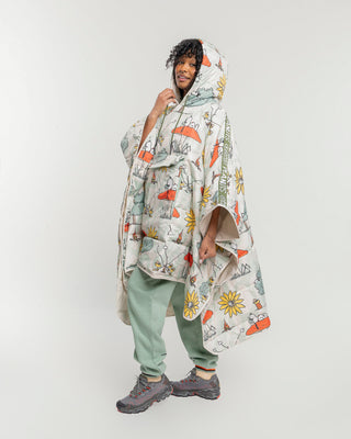Shop Peanuts 3-in-1 Packable Poncho Inspired by National Parks | light-green
