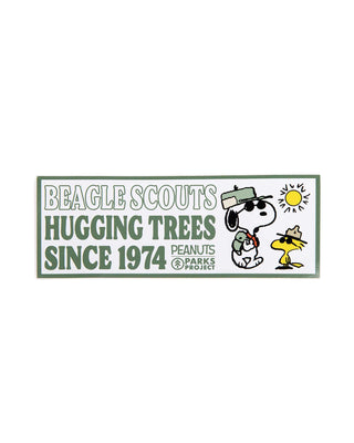 Peanuts x Parks Project: Snoopy Themed Water Bottle and Sticker Pack | green