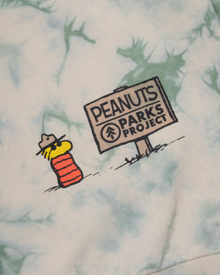 Shop Peanuts Tie Dye Crew Inpsired by our National Parks | natural