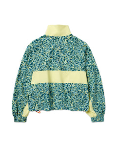 shop women's new river flow quarter zip windbreaker inspired by rivers | multi-color