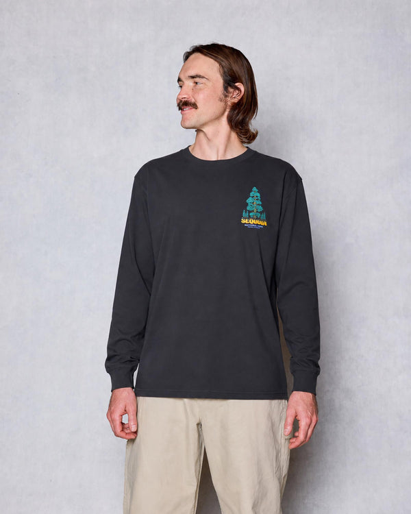 Shop Sequioa Good Things Take Time Long Sleeve Tee Inspired by Sequoia | vintage-black