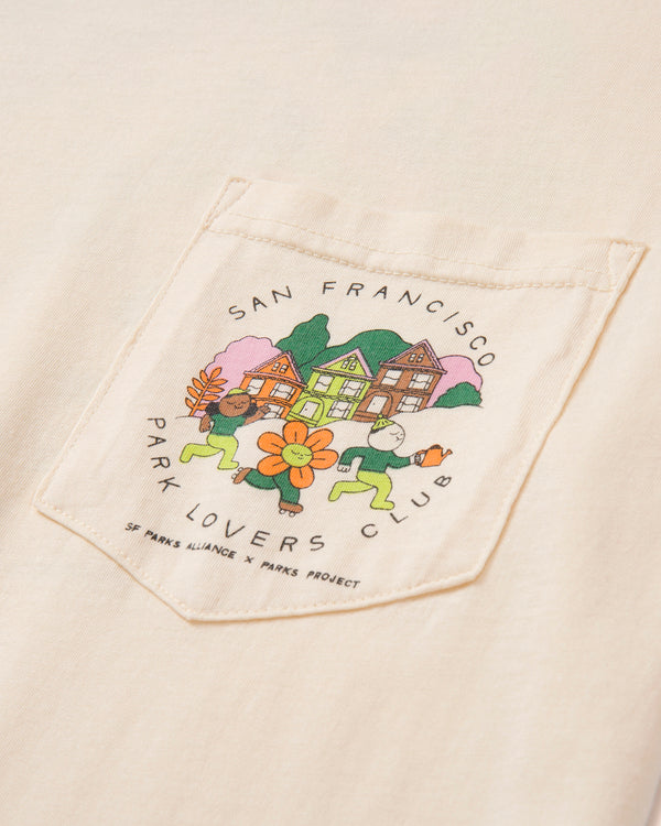 Shop San Francisco Parks Alliance Park Lovers Pocket Tee Inspired by SF Parks | natural