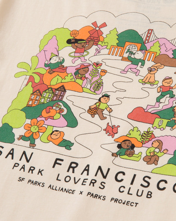 Shop San Francisco Parks Alliance Park Lovers Pocket Tee Inspired by SF Parks | natural