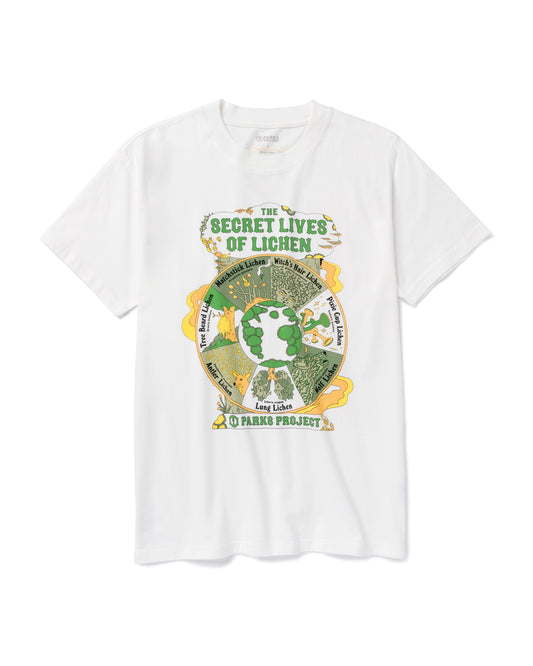 Shop Secret Lives Of Lichen Tee Inspired by Lichen in our Parks | marshmallow