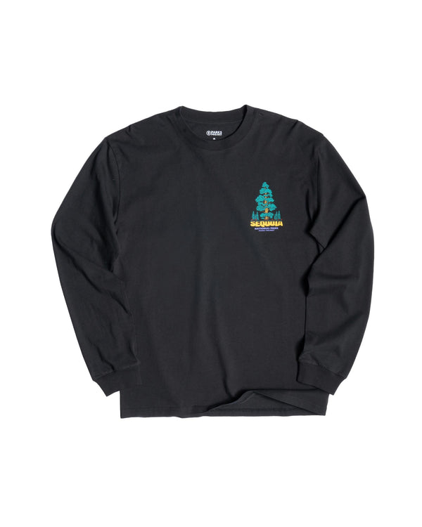 Shop Sequioa Good Things Take Time Long Sleeve Tee Inspired by Sequoia | vintage-black