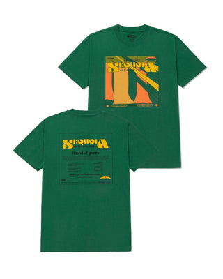 Shop Sequoia's Greatest Hits Tee Inspired by Sequoia National Park | forest-green