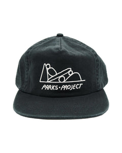 shop stacked rocks hat inspired by national parks | black