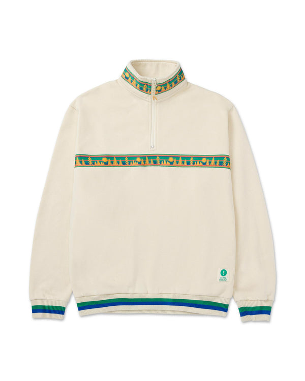 New Tahoe Spirit Quarter Zip Fleece Inspired By Lake Tahoe California | natural