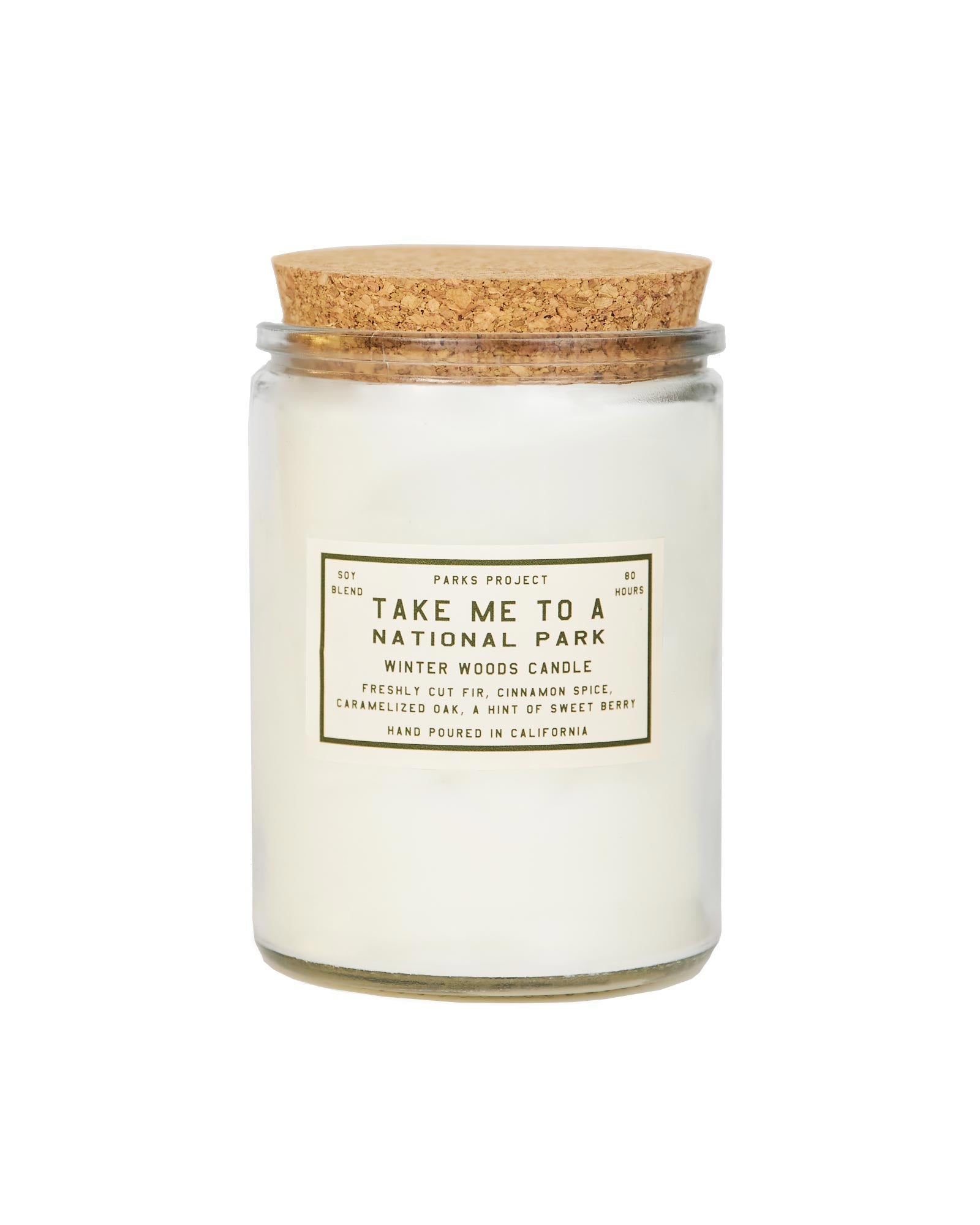 Parks Project Winter Woods Candle