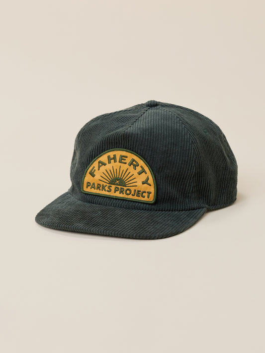Faherty x Parks Project Pinch Front Cord Hat