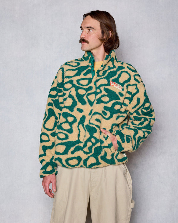 Shop Yellowstone Geysers Trail High Pile Fleece Inspired by Yellowstone National Park | green