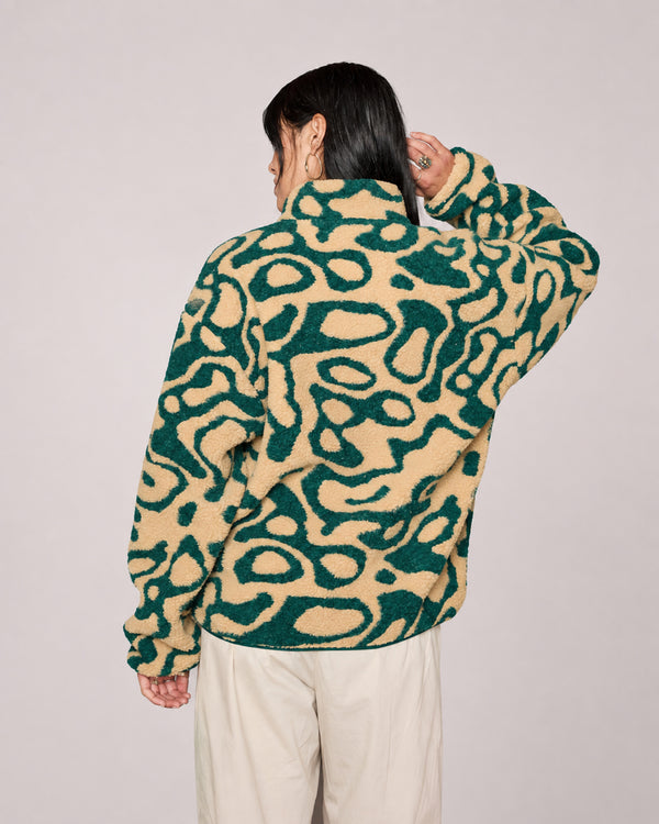 Shop Yellowstone Geysers Trail High Pile Fleece Inspired by Yellowstone National Park | green