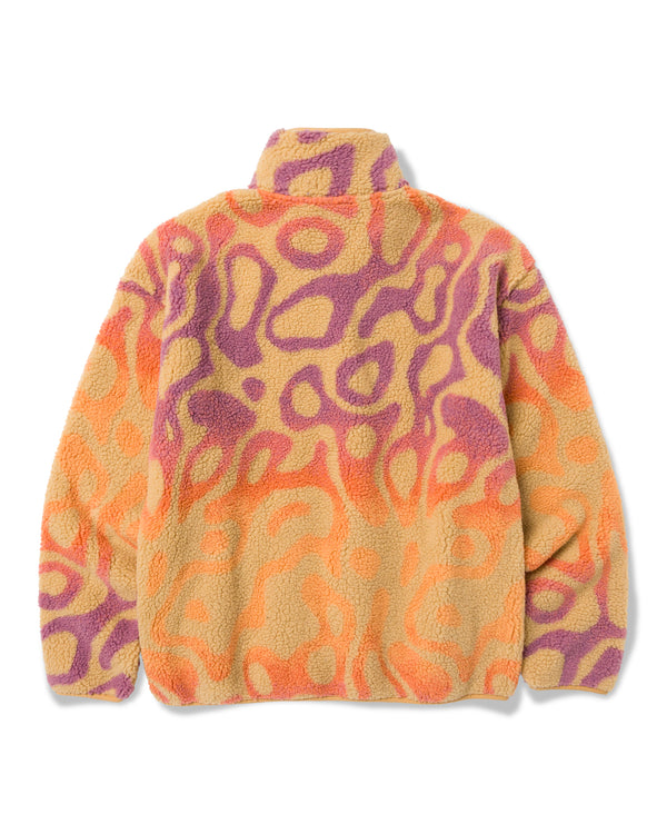 Shop Yellowstone Geysers Ombre High Pile Fleece Inspired by Yellowstone | burnt-orange