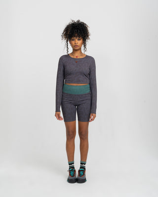 Shop Yellowstone Geysers Night & Day Hiker Short Inspired by Parks | black-green