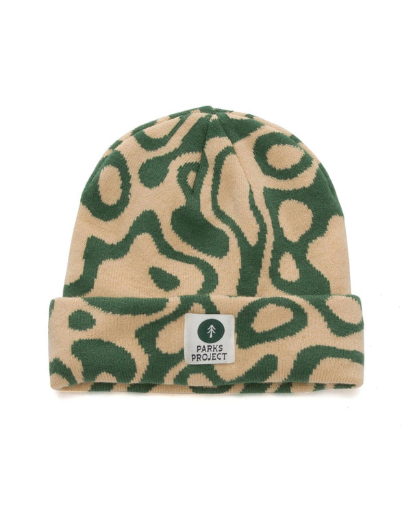 Shop Yellowstone Geysers Beanie Inspired by Yellowstone National Park | green-and-natural