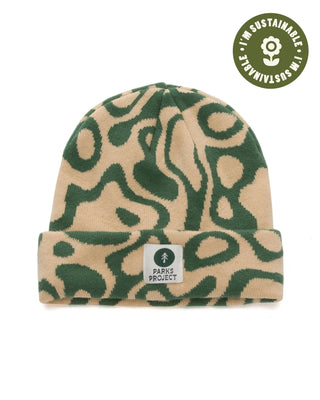Shop Yellowstone Geysers Beanie Inspired by Yellowstone National Park | green-and-natural