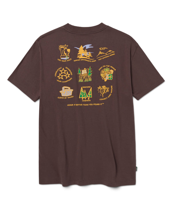 Shop Yogi Bear x Parks Project Leave It Better™ Pocket Tee Inspired by Parks | dark-brown
