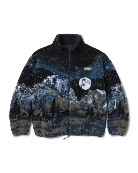 Shop Yosemite Night Views Full Zip High Pile Fleece Inspired by Yosemite NP