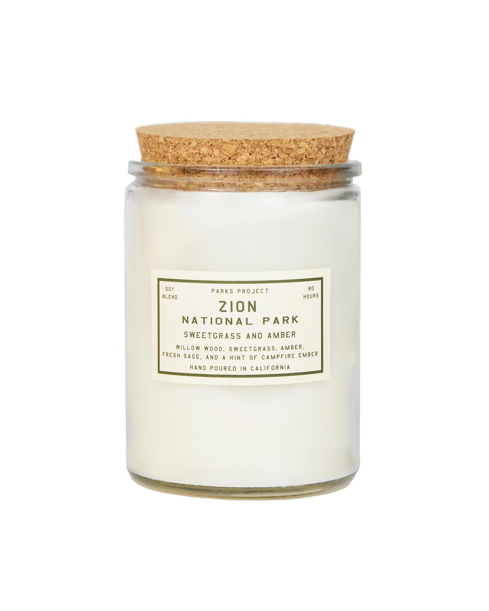 Shop Zion Sweetgrass and Amber Candle Inspired by Zion NP – Parks