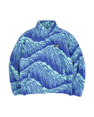 Shop Acadia Waves Trail High Pile Fleece Inspired by Acadia National Park | green-and-purple