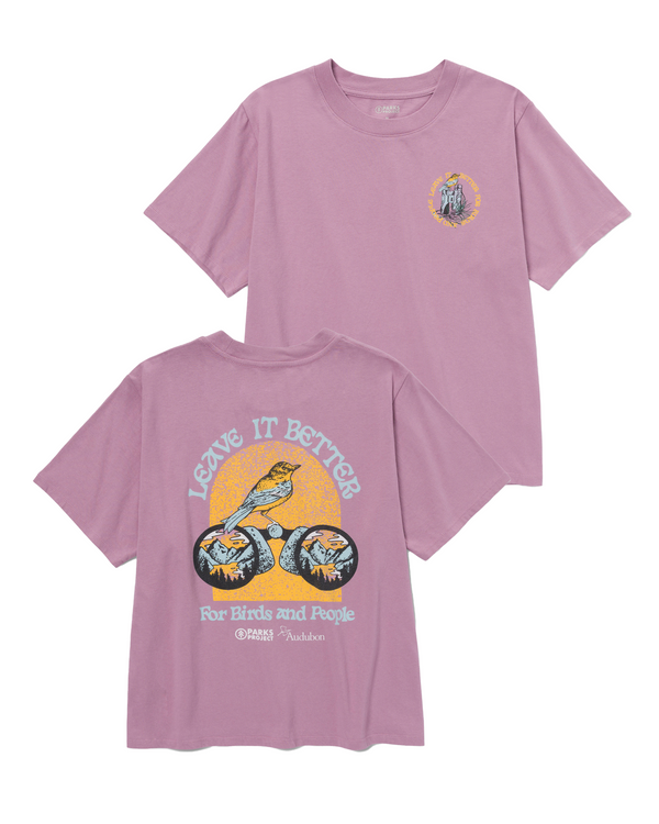 Shop Parks Project x Audubon Women's Classic Tee Inspired by Birds & Parks | mauve-orchid