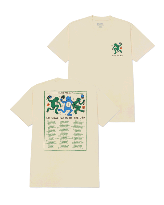 Shop Great Outdoors Dancin' Frogs Checklist Tee Inspired