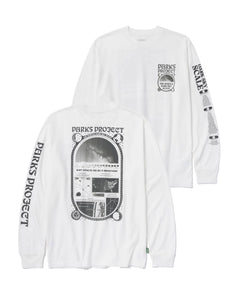 shop dark sky scale long sleeve tee inspired by national parks | marshmallow
