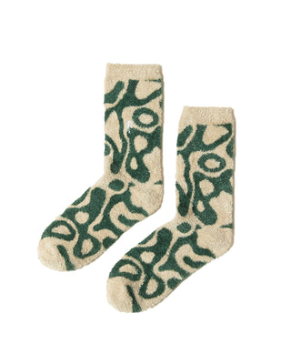 Shop Yellowstone Geysers Cozy Socks Inspired by Yellowstone | green