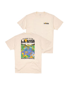 shop welcome to la river tee inspired by the la river | natural